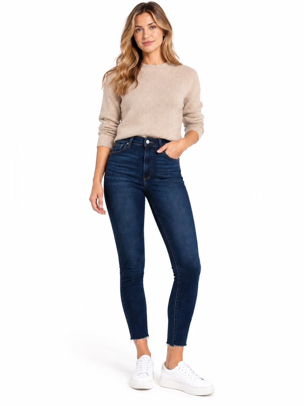 Joe’s Jeans Flawless High Rise Skinny Ankle Jeans Size 30 Haxby Dark Wash NWT